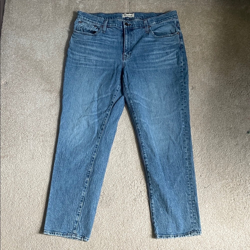 Madewell Women's Straight Leg Blue Jeans